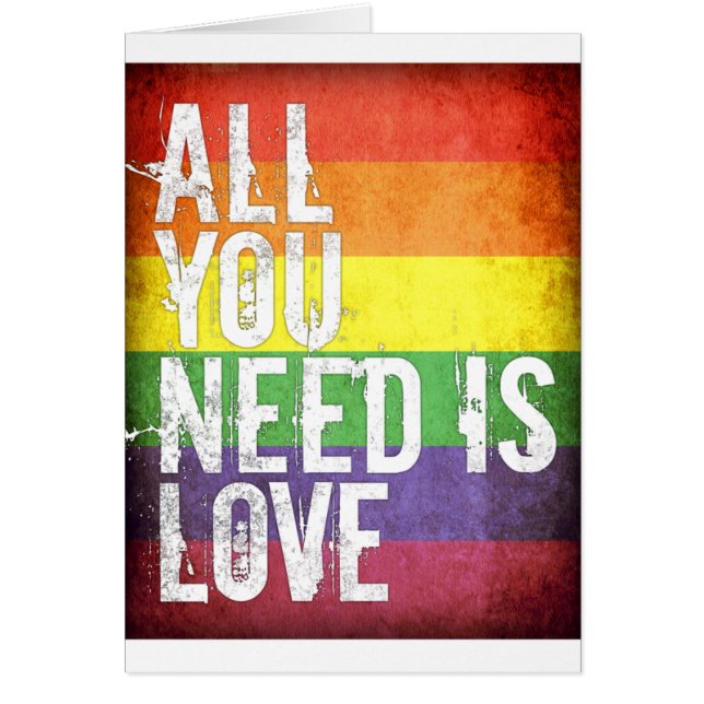 Alle, die Sie benötigen, ist Liebe (Vorne)