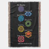 Alle, die Sie Chakra Wurf tun müssen Decke (Vorderseite Vertikal)