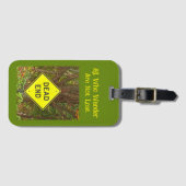 "Alle, die wandern, sind nicht verloren" Gepäckanhänger (Vorderseite (Horizontal))