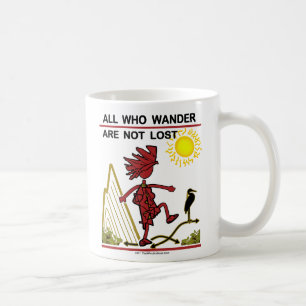 Alle, die wandern u. träumen kaffeetasse
