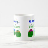 Alle, die wir Sprichwort sind, GEBEN ERBSEN EINE Kaffeetasse (Mittel)