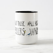 Alle diese Warblers Zweifarbige Tasse (Mittel)