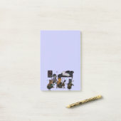 Alle dieser Jazz Posten-it® Anmerkungen Post-it Klebezettel (Auf Schreibtisch)