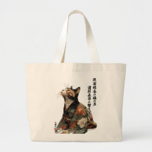 "Alle Dinge ändern sich" Japanische Katze in Kimon