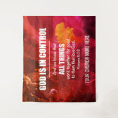 ALLE DINGE ARBEITEN MIT DEN Römern 8:28 Kirche Wandteppich (Vorderseite)