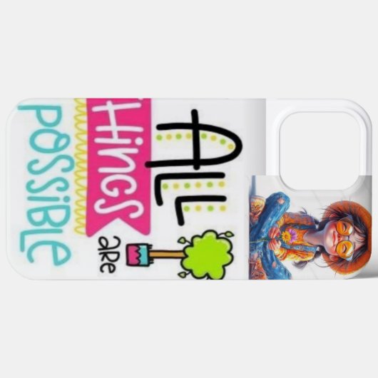 ALLE DINGE, DIE MÖGLICH SIND, SO PASSIONSGESCHIRR Case-Mate iPhone HÜLLE (Rückseite (Horizontal))