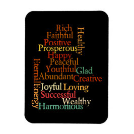 Alle Dinge, die Sie sind positive Bejahungen Magnet