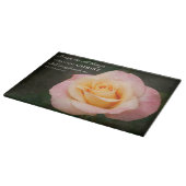 Alle Dinge durch Christus Philippinen 4:13 Rose Schneidebrett (Ecke)