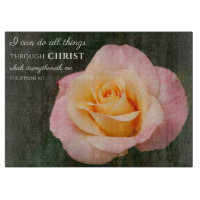 Alle Dinge durch Christus Philippinen 4:13 Rose