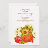 Alle Dinge fallen Einladung (Vorne/Hinten)