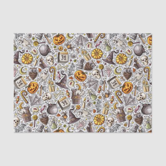 Alle Dinge Halloween Seidenpapier (Vorderseite)