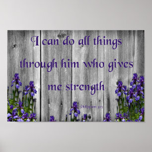 Alle Dinge, Philippinen 4:13 Poster