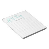 Alle Dinge schreiben Notizblock (angewinkelt)