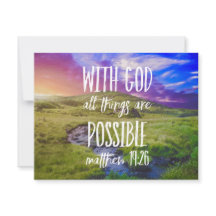 Alle Dinge sind möglich Bibel Verse Scripture
