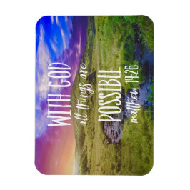 Alle Dinge sind möglich Bibel Verse Scripture Magnet