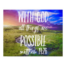 Alle Dinge sind möglich Bibel Verse Scripture