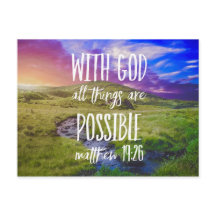 Alle Dinge sind möglich Bibel Verse Scripture