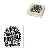 Alle Dinge sind möglich Gummistempel (Stempel)