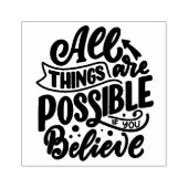 Alle Dinge sind möglich Gummistempel (Prägung)