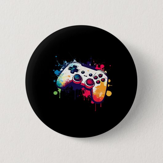 Alle Dinge Video-Gamer-Gamer Boys Me Button (Vorderseite)