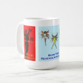 Alle drei Bucheinbänd conveneintly auf einer Tasse (Vorderseite Links)