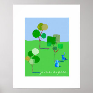 Alle Ehre den Kaninchen, Park Tag Poster