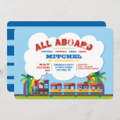 Alle Einladungen des tropischen Zuges (Vorne/Hinten)