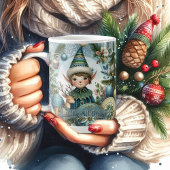 Alle Elfen Snowflake Weihnachts-Party Funky Kaffeetasse