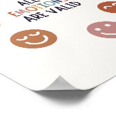 Alle Emotionen sind gültig Poster (Ecke)