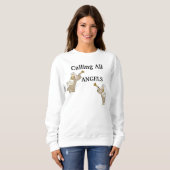 Alle Engel rufen Sweatshirt (Vorne ganz)