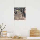 Alle Enten in einer Reihe Poster (Küche)