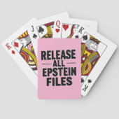 Alle Epstein-Dateien freigeben Spielkarten (Rückseite)