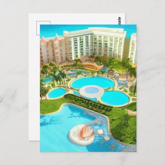 Alle exklusiven Hotels in der Bucht von Montero, J Postkarte (Vorne/Hinten)