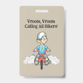 Alle Fahrräder rufen Ausweis (Rückseite)