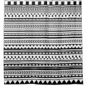 Alle Farb- und Schwarz-Aztec-Duschvorhänge Duschvorhang (Vorderseite)