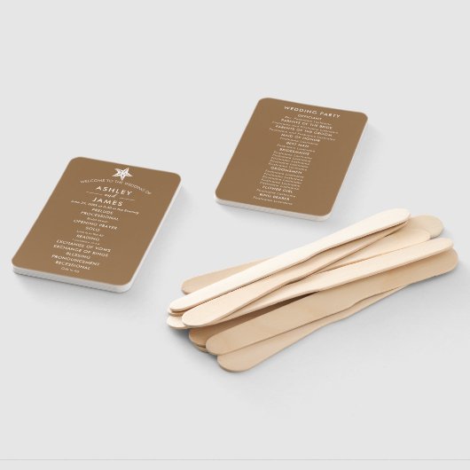 Alle Farbe Starfish Hochzeitsfächer für den Sommer Fächer (Non-assembled)