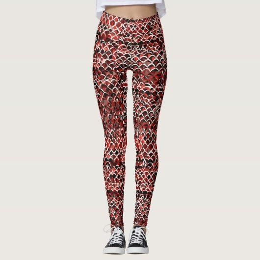 Alle Farben drucken Leggings (Vorderseite)