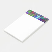 Alle Farben mit Wirbel und Linien Post-it Klebezettel (angewinkelt)