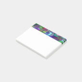 Alle Farben mit Wirbel und Linien Post-it Klebezettel (angewinkelt)