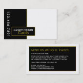 Alle Farben modern Visitenkarte (Vorne/Hinten)