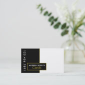 Alle Farben modern Visitenkarte (Stehend Vorderseite)