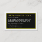 Alle Farben modern Visitenkarte (Rückseite)