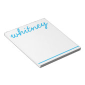 Alle Farben - Personalisierter Editor für handgesc Notizblock (angewinkelt)