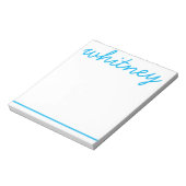 Alle Farben - Personalisierter Editor für handgesc Notizblock (Rotiert)