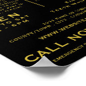 Alle Farbpinsel, Zahnmedizin, Zahnmedizin Poster (Ecke)