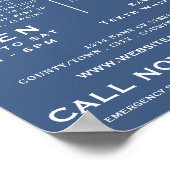 Alle Farbpinsel, Zahnmedizin, Zahnmedizin Poster (Ecke)