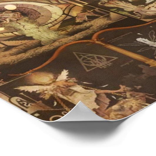 Alle Fersen Vildhjarta Masstaden unter Vatten Poster (Ecke)