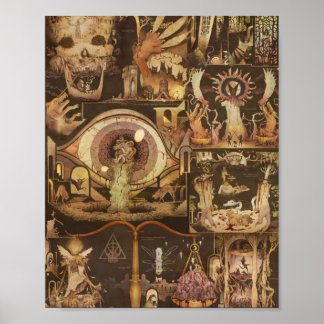 Alle Fersen Vildhjarta Masstaden unter Vatten Poster