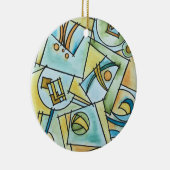 Alle Formen und Größen Moderne Bauhaus Geometrisch Keramik Ornament (Rechts)