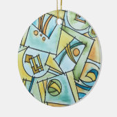 Alle Formen und Größen Moderne Bauhaus Geometrisch Keramik Ornament (Links)